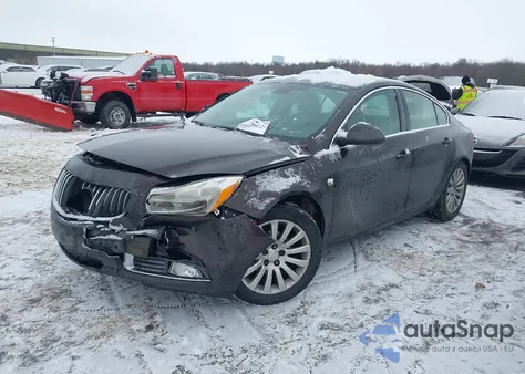 2011 Buick Regal Cxl Russelsheim из США, поврежденный, VIN W04GT5GC5B1032002